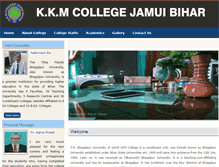 Tablet Screenshot of kkmcollege.net